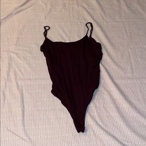 Burgundy Bodysuit